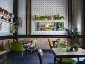 Green interior at Botanica in Magdeburg