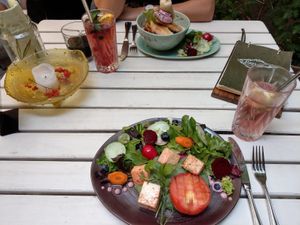 +++ Teriyaki Tofu & Teigtaschen +++ at Botanica in Magdeburg