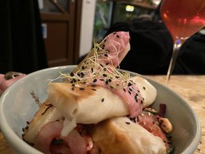 dinner at Botanica in Magdeburg