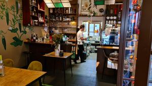 Kasse und Bar at Botanica in Magdeburg