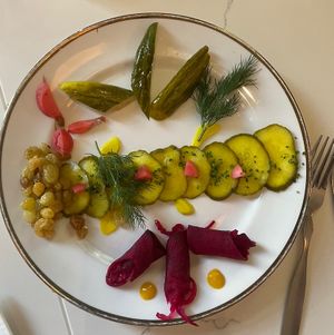 Pickle Plate (homemade & had a cute name 🤔)  at Mint in Glens Falls