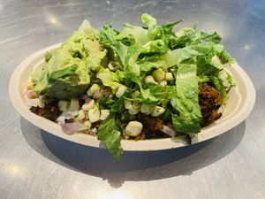 Plant-based chorizo rocks #Veganuary at Chipotle - Kirkwood Ave in Bloomington