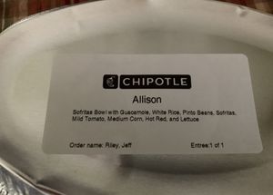 Safe carry out... at Chipotle - Kirkwood Ave in Bloomington