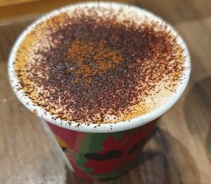 Oat milk cap at Ink Mind Core in Mount Waverley