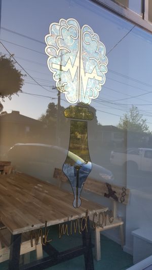 Gold/Silver Leaf Logo at Ink Mind Core in Mount Waverley