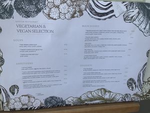 Main menu  at Supetar in Cavtat