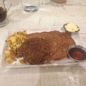 Vegan pancakes! at Lotus in Jackson