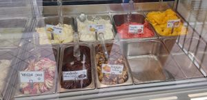 vegan flavors at Punto Gelato in Caorle