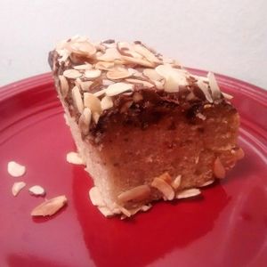 Chocolate almond cake vegan at Organic Earth Market in Halifax