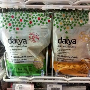 Daiya in the resealable pouches!  at Organic Earth Market in Halifax