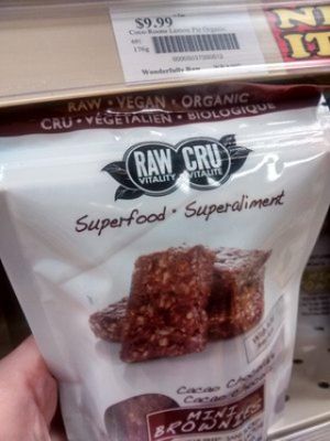 Raw cru at Organic Earth Market in Halifax