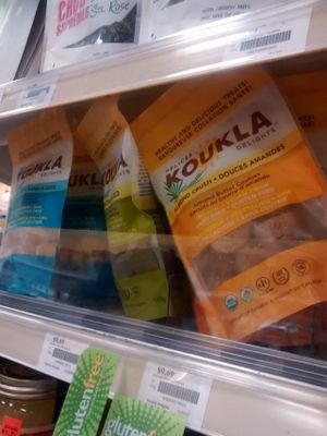 Cookie bites at Organic Earth Market in Halifax