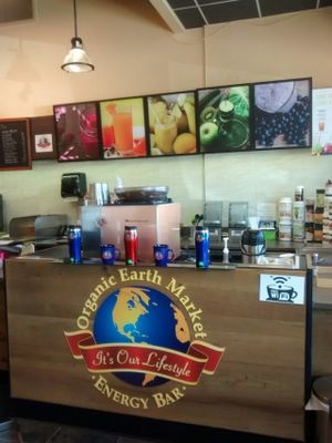 Cafe at Organic Earth Market in Halifax