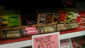 bare vegan lip balm  at Organic Earth Market in Halifax