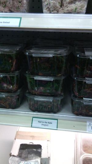 Vegan at Organic Earth Market in Halifax