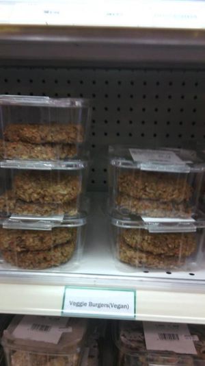 Burgers!  at Organic Earth Market in Halifax