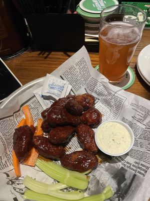 Vegan wings with tequila lime sauce   at Firehall Pizza Company in The Blue Mountains