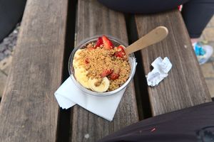 with paçoquinha at Acai Berry - Kingly in London