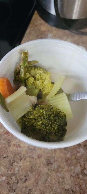 Coconut veggie soup at Sukhothai in Lancaster