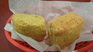 cornbread at Urban Soul Grill in Cleveland