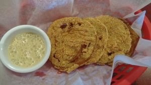 fried green tomatoes at Urban Soul Grill in Cleveland