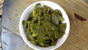 Mixed greens to go at Urban Soul Grill in Cleveland