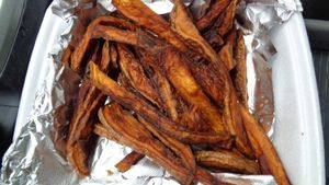 sweet potato fries at Urban Soul Grill in Cleveland