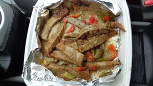 vegan pepper steak at Urban Soul Grill in Cleveland