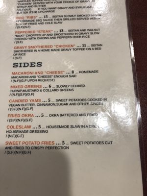 Sides at Urban Soul Grill in Cleveland