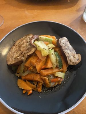 A side of vegetable. One of the few vegan options   at Makao in Salento
