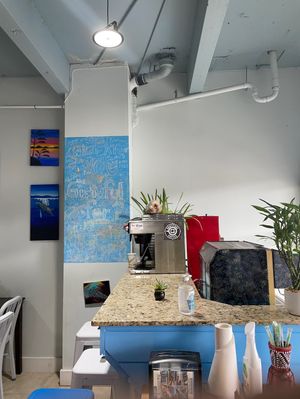 Table  at Grati Cafe in Key Largo