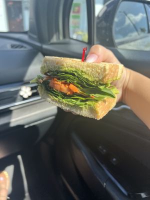 Veggie sandwich   at Grati Cafe in Key Largo