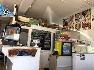 Counter at Grati Cafe in Key Largo