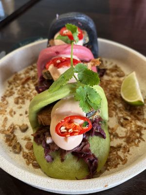 “Fish” bao  at Zetta's Pantry in Fitzroy