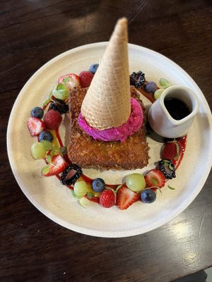 Biscoff French toast  at Zetta's Pantry in Fitzroy