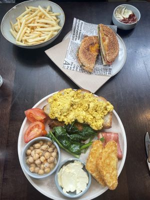 Pesto bagel   at Zetta's Pantry in Fitzroy