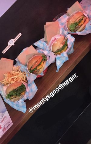 Cheeseburgers + fries at Monty's Good Burger - Koreatown in Los Angeles