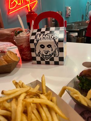 Monty meal at Monty's Good Burger - Koreatown in Los Angeles