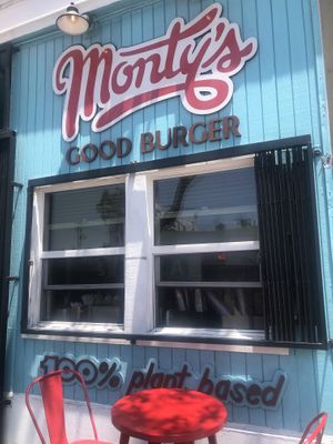   at Monty's Good Burger - Koreatown in Los Angeles