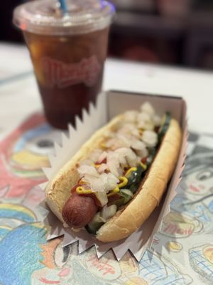 Impossible dog  at Monty's Good Burger - Koreatown in Los Angeles