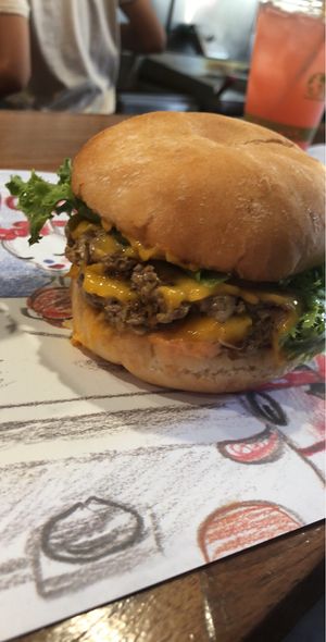 Isn’t she beautiful?  at Monty's Good Burger - Koreatown in Los Angeles