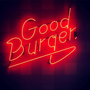 Accurate Sign at Monty's Good Burger - Koreatown in Los Angeles