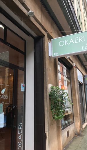 Outside at Okaeri in Gijon