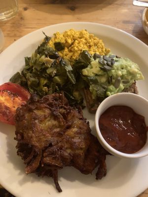 The full vegan big breakfast at The Breakfast Club in London