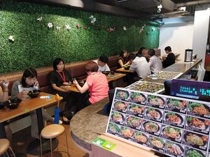 aircon dining area at  Kimburi 金料理 in Central Singapore