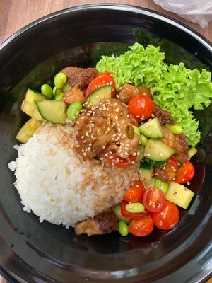 Teriyaki rice  at  Kimburi 金料理 in Central Singapore