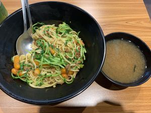 Noodles  at  Kimburi 金料理 in Central Singapore