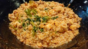 mapo tofu rice at  Kimburi 金料理 in Central Singapore