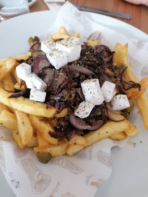 Loaded fries at Cafe Aina in Stirling