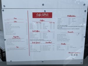   at Cafe Aina in Stirling